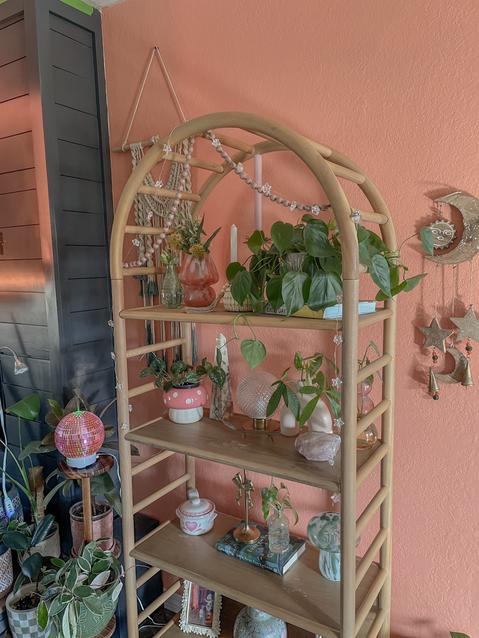 My boho home decor! I’ve gotten a lot of comments about this arched shelf so here’s my original post! @Target #boho #plantgirl

#LTKHome