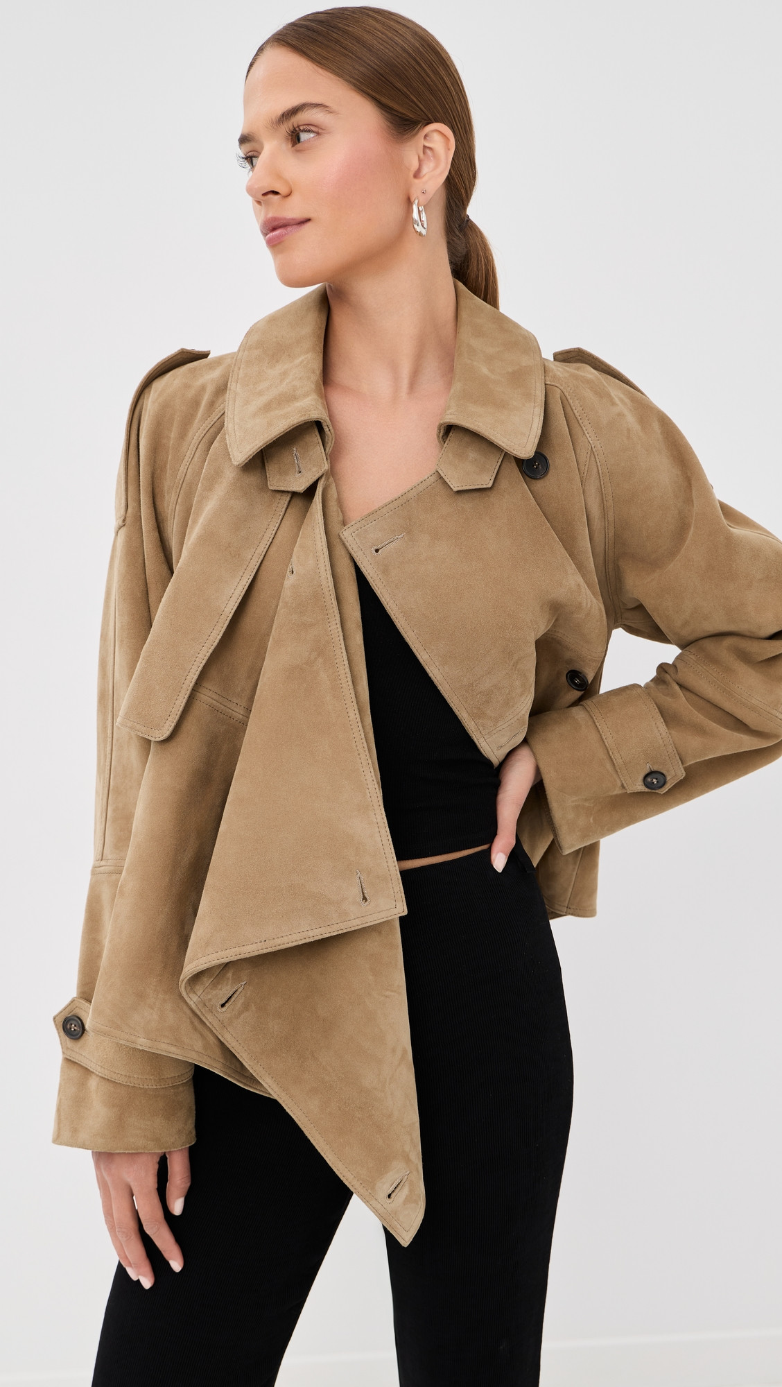 Cascade Suede Jacket - Sand | Shopbop