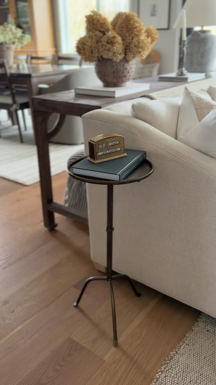 I moved this little metal cocktail table next to our sofa and it’s the perfect little catch all! 

#LTKHome