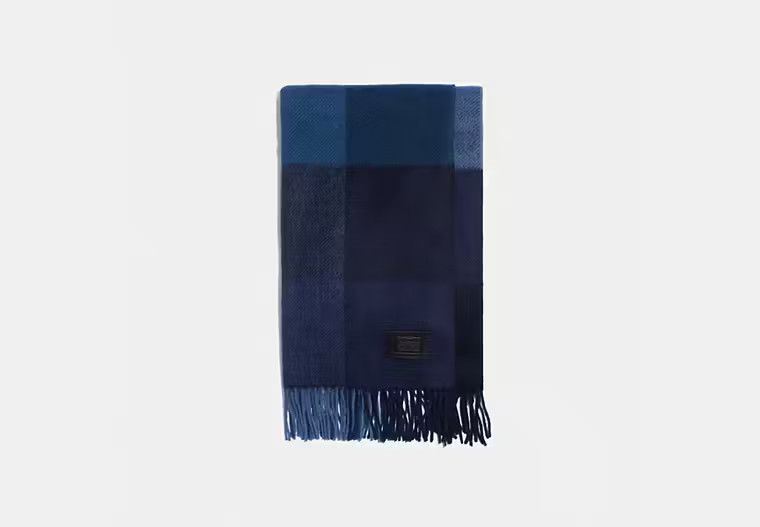 Plaid Print Oversized Scarf | Coach Outlet US