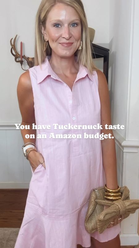 The cutest $42 shirt dress from Amazon! Looks like tuckernuck for a lot less! 


#LTKFindsUnder50 #LTKSaleAlert #LTKSeasonal