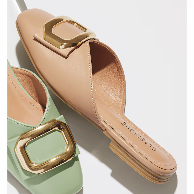 Classique Ornamented Mule | Ashro