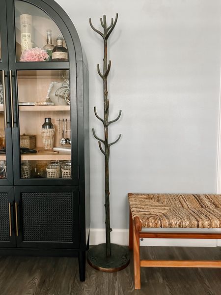 Loving this bench and coat rack from @vivaterra still need to hang my wooden leaves still here but love how the garage entry is coming #vivaterra #entry #coatrack #entrybench #bohodecor #bench #halltree #coattree #decorideas #decorinspo #designinspo #designideas #entryway #storage 

#LTKStyleTip #LTKHome #LTKSeasonal