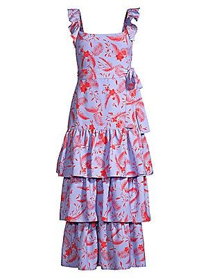 Juno Floral Tiered Dress | Saks Fifth Avenue