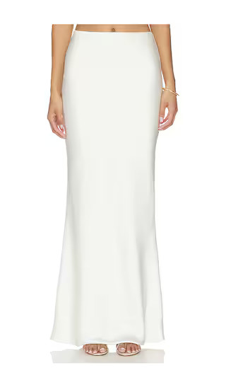 Bias Obie Skirt in Porcelain | Revolve Clothing (Global)