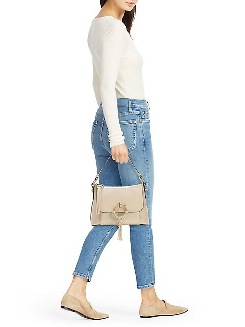 Small Joan Leather Shoulder Bag | Saks Fifth Avenue
