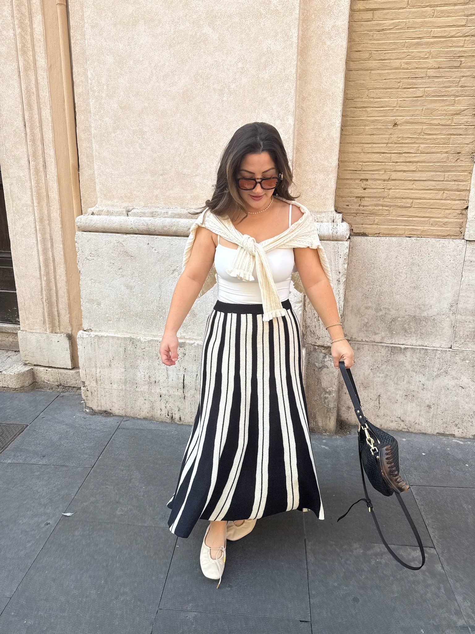 Cardigan size small petite
 Tank size small
 Skirt size small 

For skirt: Cupshe codes: Mimi15 for 15% off $65+ Mimi20 for 20% off $109+ 

5’0” 140lbs

#LTKPetite #LTKStyleTip #LTKTravel