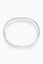 RECYCLED BRASS HINGED BANGLE - Silver - COS | COS (EU)