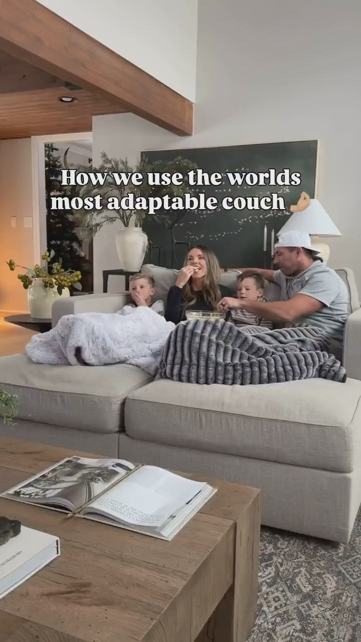 The world’s most adaptable couch! It’s been 5 years since we purchased our Lovesac Sactional and we truly couldn’t love it more! It’s modular, customizable, and completely washable. If you have spaces with tight hallways or stairwells—no worries it all comes apart! Their site is 40% off everything right now for their extended Presidents’ Day sale. Now is the time to invest! Great for couples, families, children, pets—everyone!! Sale ends 2/21/26 (Saturday)!! 

#LTKSaleAlert #LTKHome