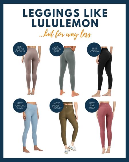 Shop our team’s tried and true leggings that are so similar to Lululemon! You’ll get the same quality and performance with these. In fact, we’re confident they’re so great because they’ve even converted former Lulu employees. 😉

#LTKActive #LTKFindsUnder50 #LTKStyleTip