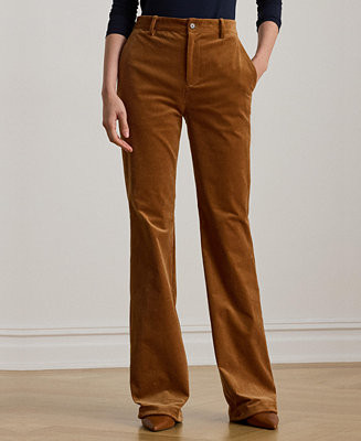 Women's High Rise Corduroy Flare Pants | Macy's
