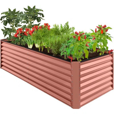 Rosonda Outdoor Metal Raised Planter Box | Wayfair North America
