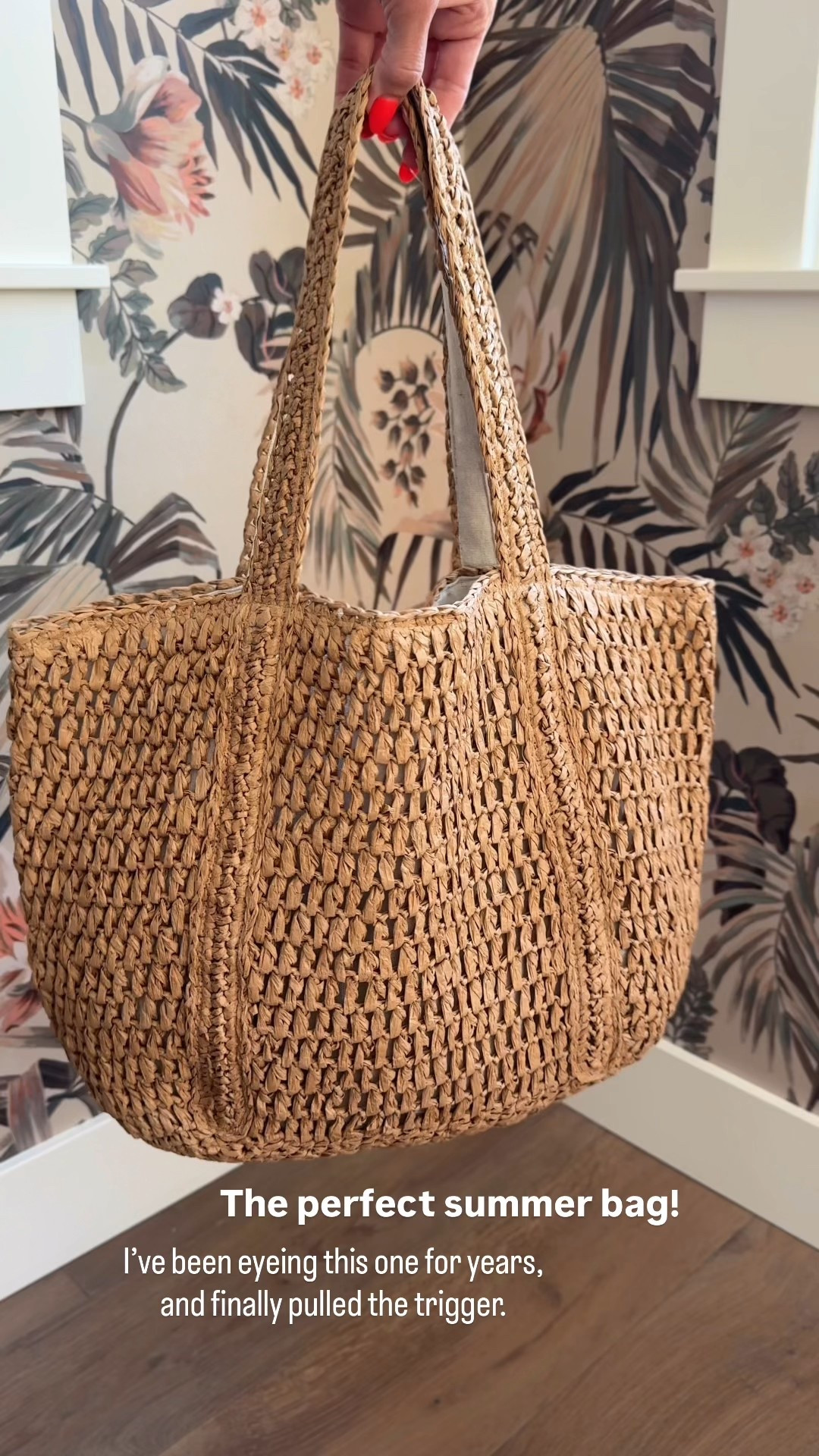 The perfect summer bag does exist! I’ve been eyeing this bag for a couple of years and finally pulled the trigger.
It’s the perfect carryall size, fully lined, pockets inside, and a beautiful straw weave that wears well casual or dressed up and polished. It’s on preorder again, but mine arrived sooner than the anticipated date🫶🏽

#LTKSeasonal #LTKTravel