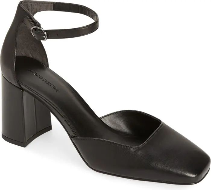 Katrina Ankle Strap Block Heel Pump | Nordstrom