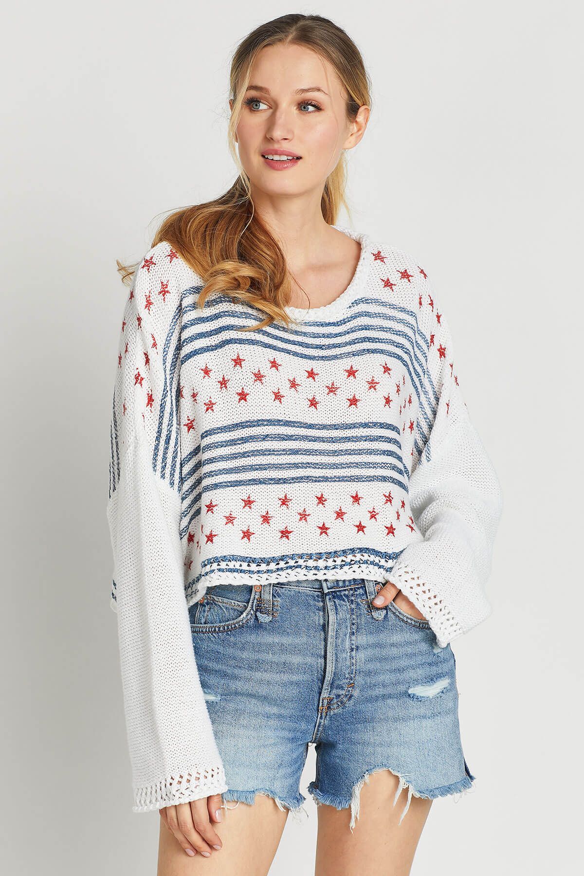 Vintage Havana Stars and Stripes Sweater | Social Threads