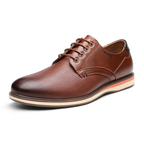 Bruno Marc Men's Casual Dress Oxford Sneakers Shoes Brown Size 10 M US LG19008M-1 | Amazon (US)