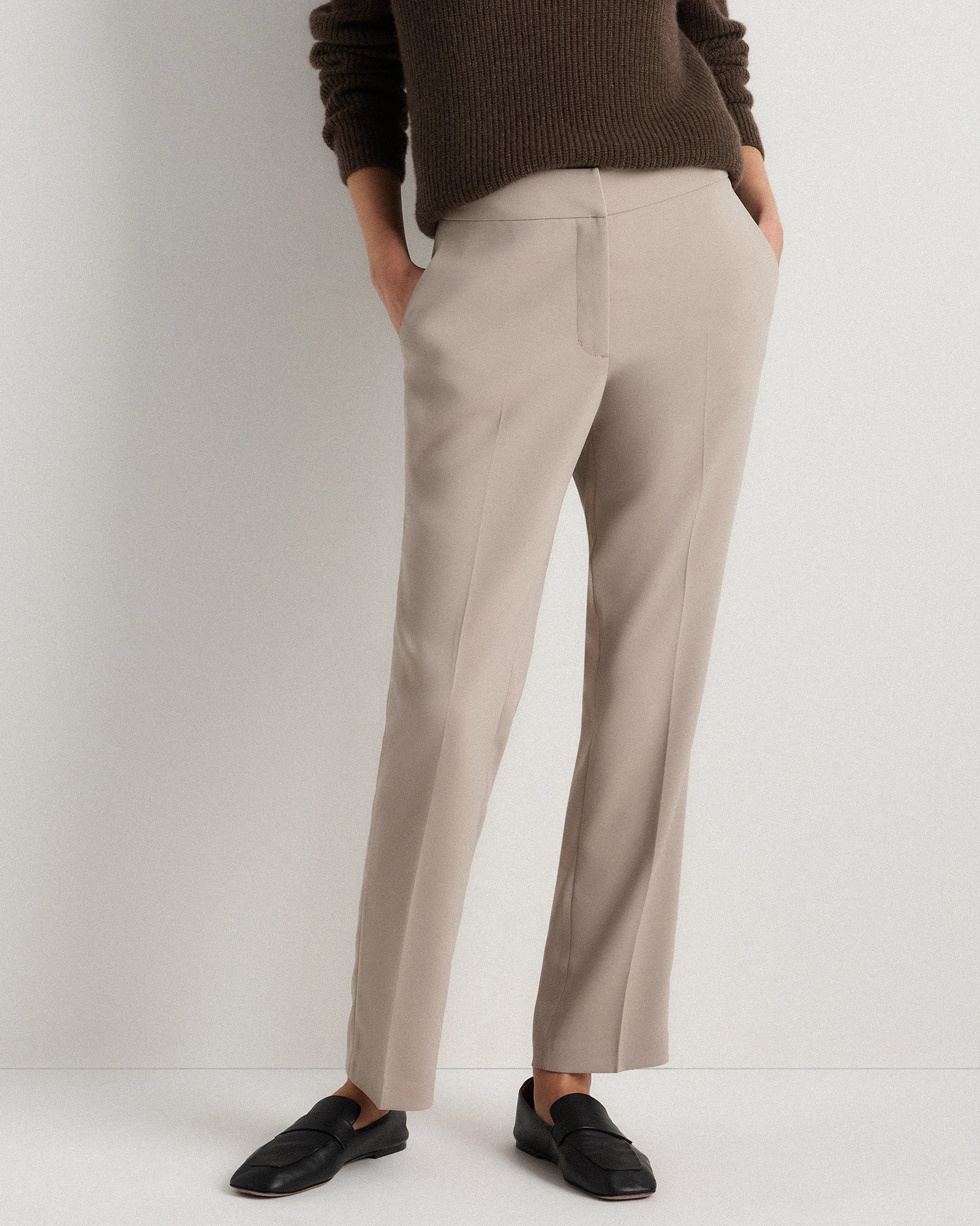 Stretch Crepe Ankle Pants | Quince
