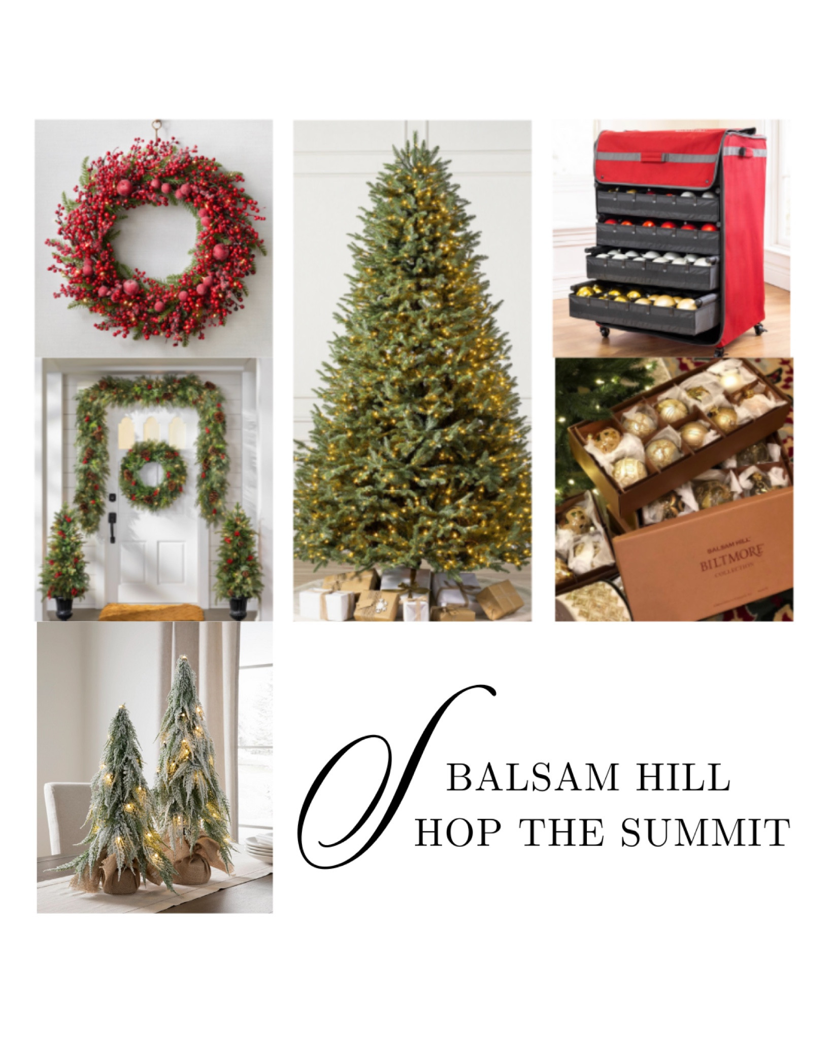 Balsam Hill has the most beautiful holiday decor!  