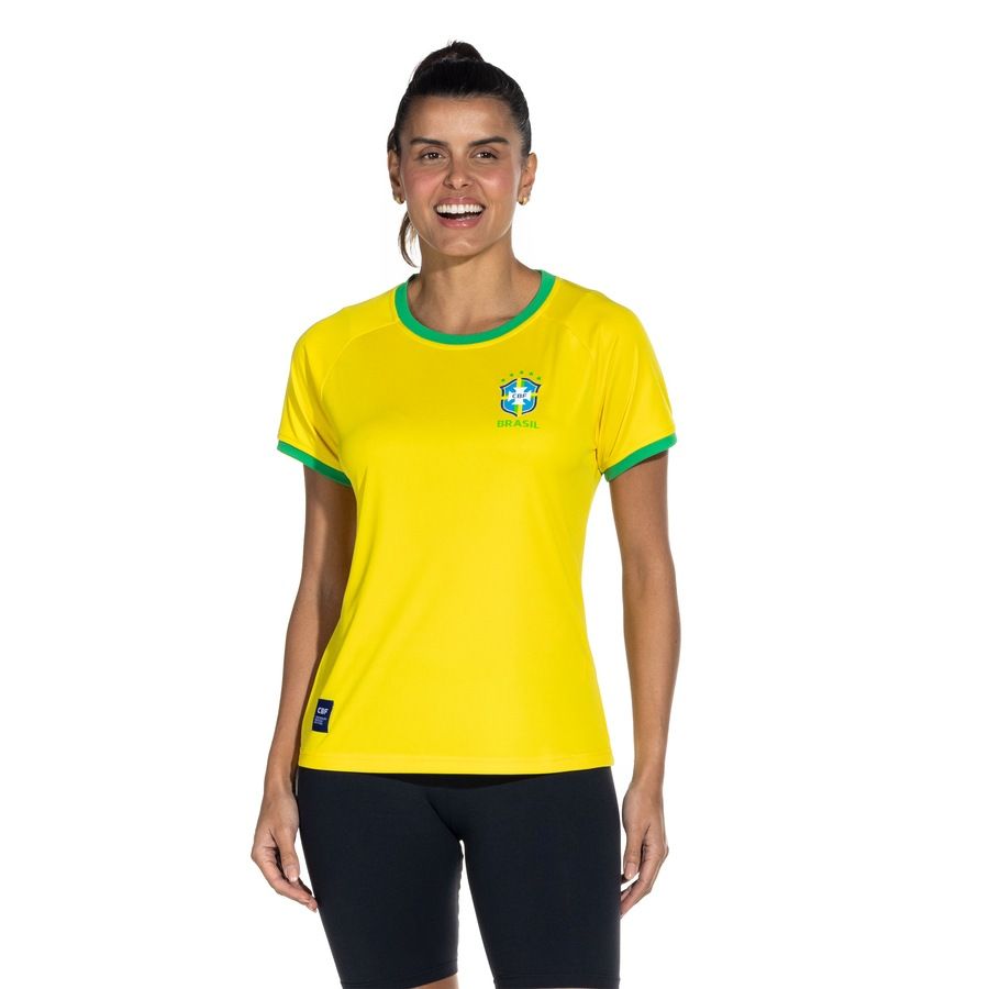 Camiseta do Brasil CBF Torcedora - Feminina | Centauro (BR)