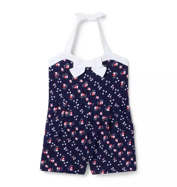 The Americana Bow Romper | Janie and Jack