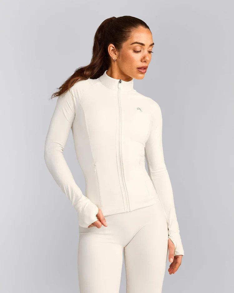UnifiedMove\u2122 Pocket Jacket with Reflective Logo 
 Marshmallow White | Oner Active (UK / US)