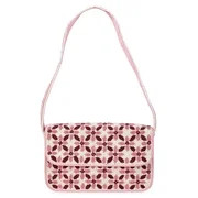Scoop Women's Beaded Flap Shoulder Bag, Pink Print | Walmart (US)
