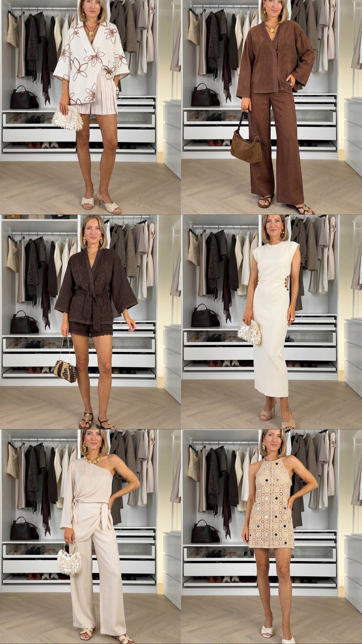 Neutral summer dressing will always have my heart 🤍🥥✨ These new arrivals feel so effortless and elevated — from soft cream tailoring and chocolate brown co-ords to crochet textures and relaxed resort-style silhouettes  🐚

Like this post to save it to your favourite folder and come back later to shop 🤍

neutral summer outfits, old money aesthetic, minimal style outfits, chocolate brown co ord, cream maxi dress, crochet mini dress, elegant summer style, vacation outfits, resort wear, classy neutral outfits, linen look sets, Scandinavian fashion, effortless chic style, summer capsule wardrobe, European summer outfits, beige outfit ideas, elevated basics, monochrome outfits, luxury inspired fashion, neutral fashion aesthetic 🌊

#LTKSwim #LTKgrwm #LTKSeasonal