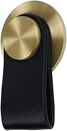 Triumph Hardware Leather Drawer Knob Pull Handle – Premium Faux Cabinet Pulls Set of 6 for Ward... | Amazon (US)
