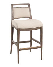 42in Linen Blend Upholstered Nico Artistica Bar Stool | Chairs & Seating | Marshalls | Marshalls