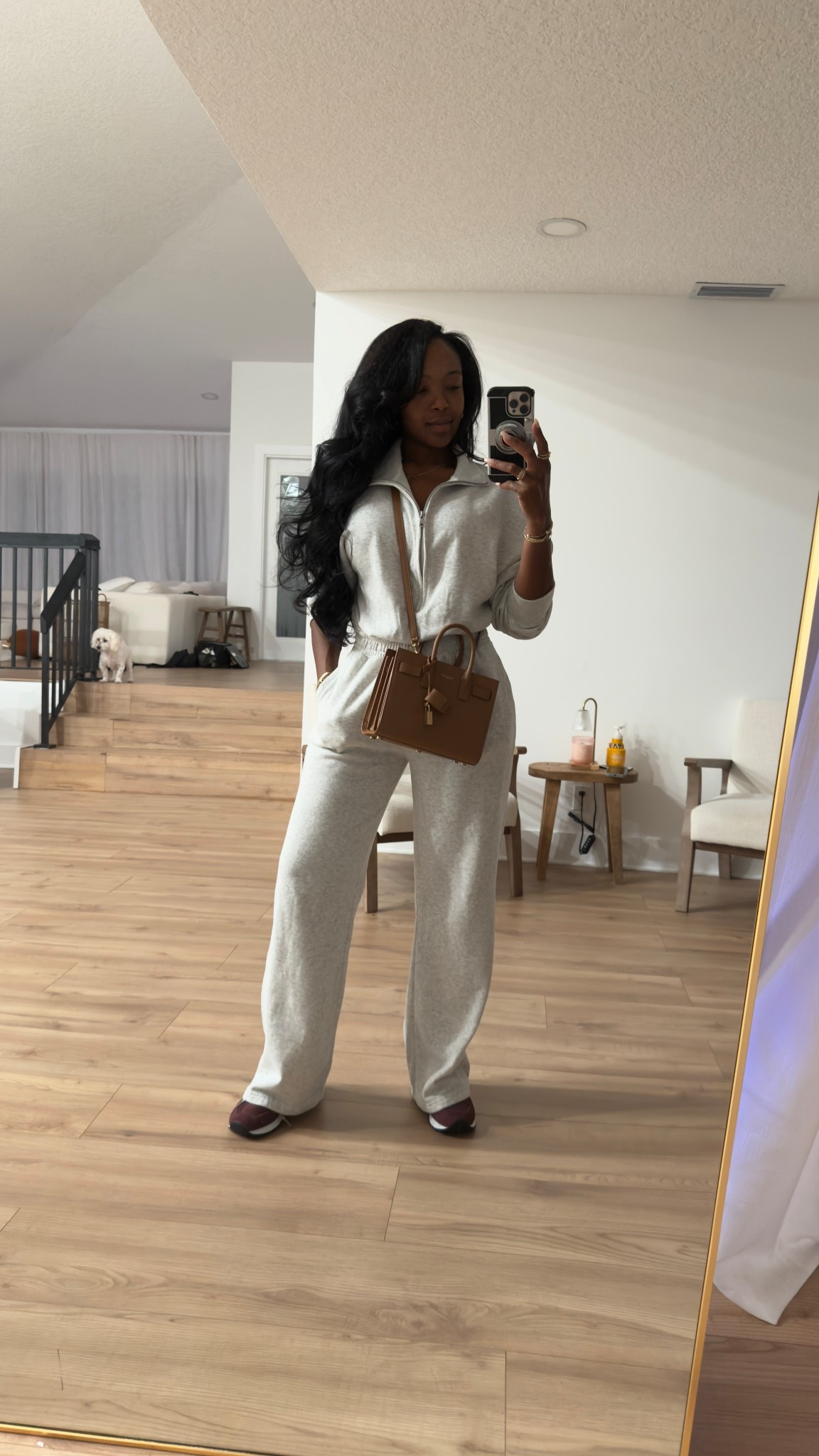 Travel outfit

I got this jumpsuit in a size small long. It is so good.  The airport was freezing in this kept me warm. Also, I got a new YSL bag that I am in love with it fits everything even though it’s small it is mighty. Then I got some new balances in burgundy because they are really pretty and all these tones come together so nicely.

#LTKTravel