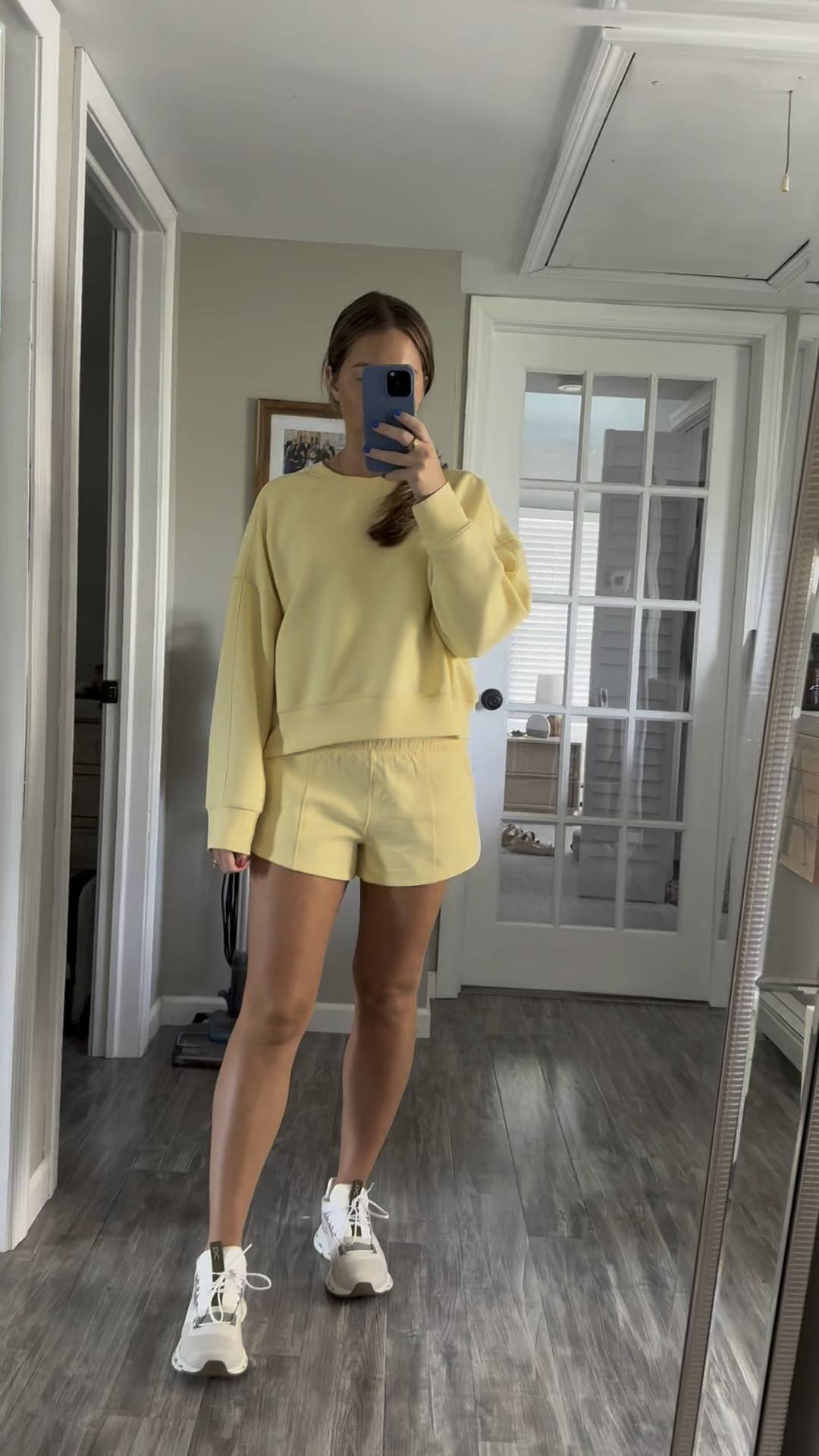 Ypb try on haul! It’s all 25% off - no code needed! 
Size small in everything but the yellow sweatshirt & the gray zip up (size M in those) 
Shoes - sized up 1/2 size 

#LTKFindsUnder50 #LTKFindsUnder100 #LTKSaleAlert