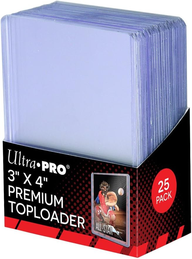 Ultra PRO Top Loaders for Cards | 3" x 4" Super Clear Premium Toploader Card Protector | 25-Count... | Amazon (US)