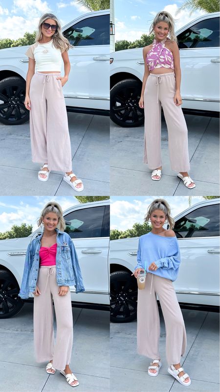 Love a good linen pants for summer and spring, and love being able to style it so many different ways. Great staple outfits, bump outfits, and Mom fashion. #affordablefashion #amazonfashion #momstyle #bumpstyle

#LTKstyletip #LTKfindsunder50 #LTKSeasonal
