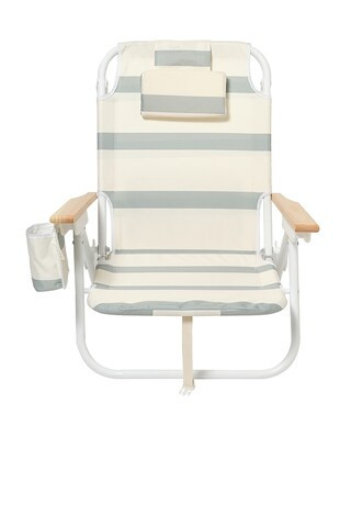 Sunnylife Deluxe Beach Chair in La Palma Sage Stripe from Revolve.com | Revolve Clothing (Global)