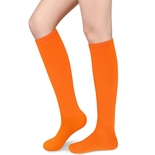 Knee High Socks for Women Knee Socks Tube Socks Womens Athletic Socks Cotton Tall Socks Long Sock... | Amazon (US)
