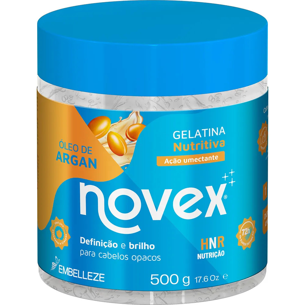 Gelatina Novex Óleo de Argan Nutritiva | Embelleze (BR)