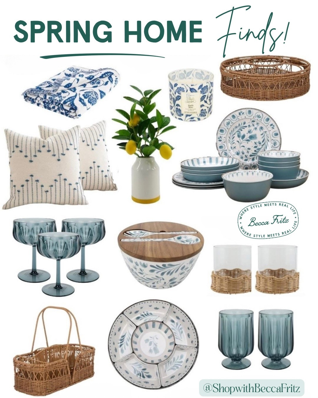 This stunning dining & serveware from Walmart is turning heads this spring! 💙 An absolute steal and perfect for your next gathering. Hurry before they’re gone! #walmart #patioseason #bluedining

#LTKSeasonal #LTKHome #LTKFindsUnder50