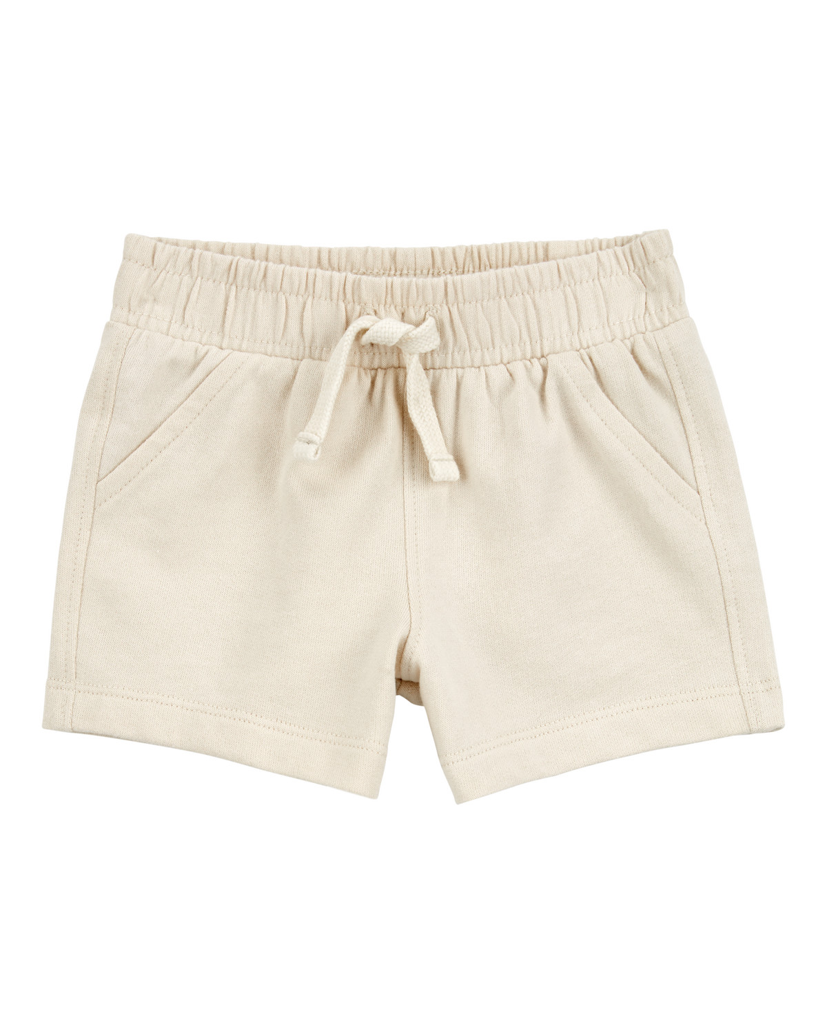 Baby Pull-On French Terry Shorts - Ivory | Carter's Inc