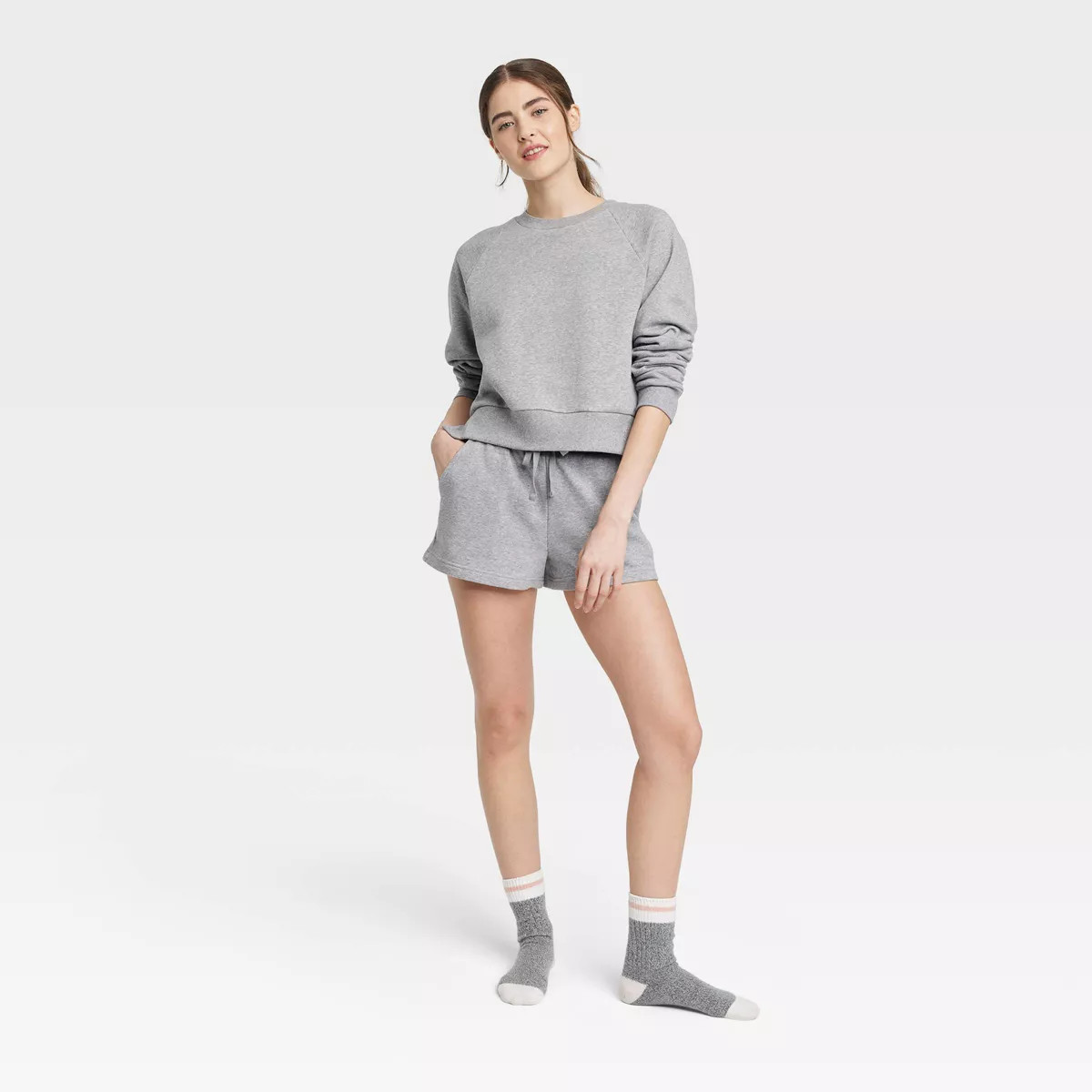 Women's Fleece Lounge Shorts - Colsie™ | Target