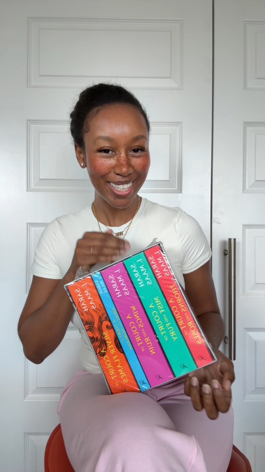 New book series! A Court of Thorns and Roses. I have heard so many great things about this fantasy series, super excited to delve in.

This also would make a great gift!

#LTKHoliday #LTKU #LTKGiftGuide