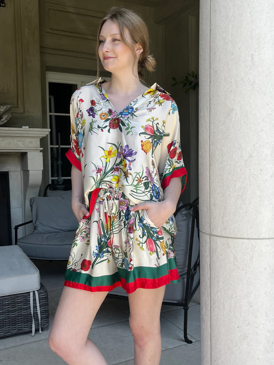 Gabrielle Floral Print Top | Benaar La
