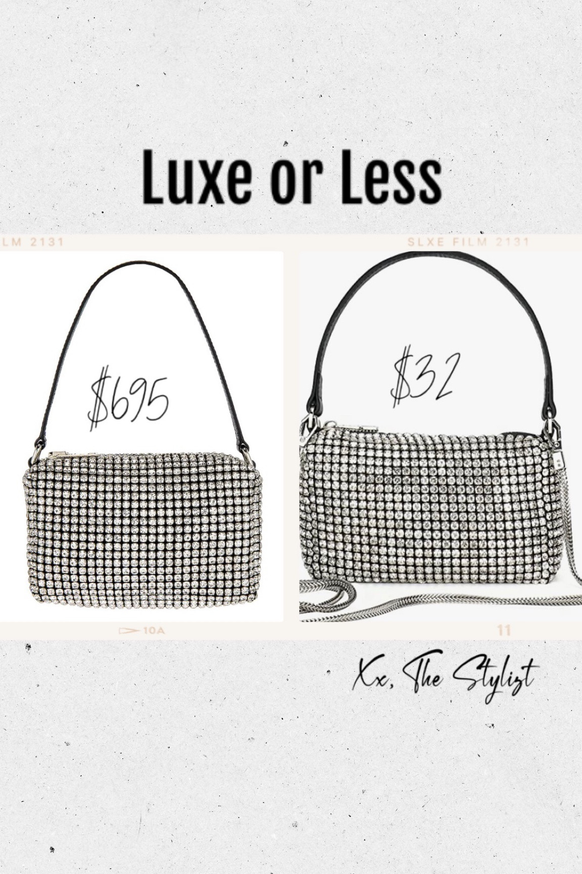 Luxe or less! Great designer lookalike. Perfect bag for all your holiday events. 

Small purse, rhinestone purse, gift ideas, gift ideas for her, it bag, holiday gift, The Stylizt. 

#LTKHoliday #LTKGiftGuide #LTKitbag