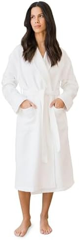 Cozy Earth Waffle Bath Robe - Lightweight Spa Robe with Pockets - 40% Viscose from Bamboo Blend | Amazon (US)