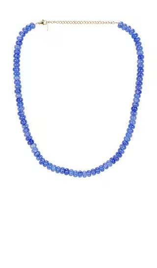Cosmic Beaded Gemstone Necklace in Cornflower | Revolve Clothing (Global)