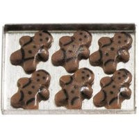 Dollhouse Miniature Gingerbread Cookies On A Baking Sheet By International Miniatures | Etsy (US)