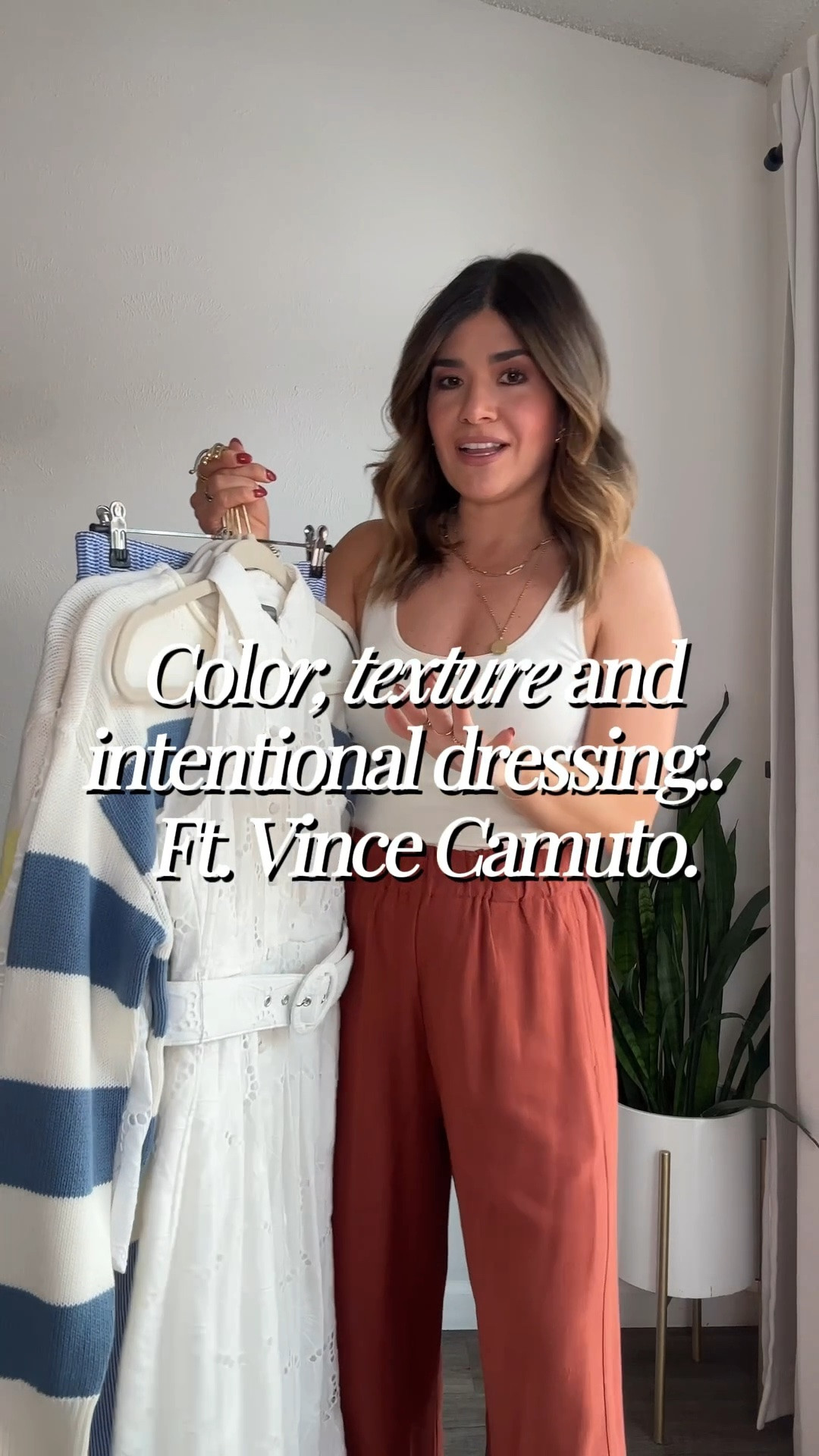 Spring outfit inspo featuring some of my current favorite styles from Vince Camuto’s spring new arrivals! 
Which look is your favorite?! 
Tops size xs
Dress size xs
Sweaters size xs
Skirt size xs

#LTKMothersDay #LTKootd #LTKgrwm