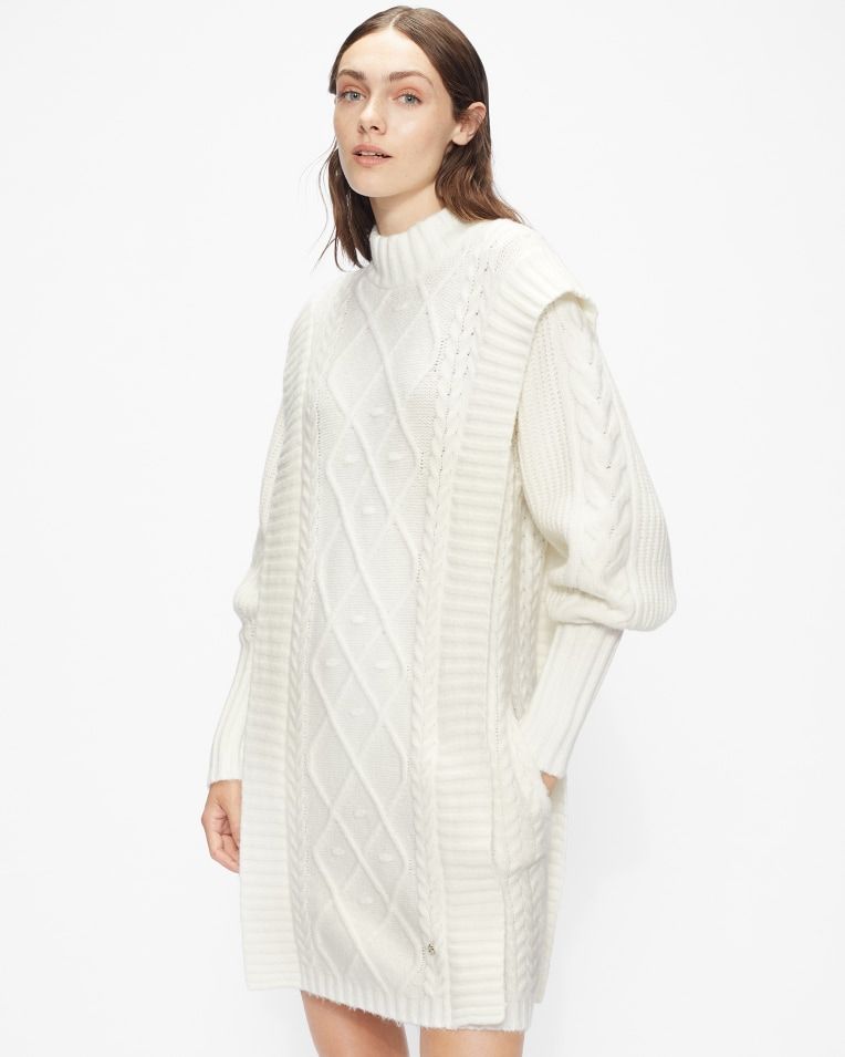 Cable knit sweater dress | Ted Baker (UK)