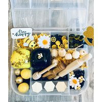 Bee Happy Sensory Dough Kit, Kids Travel Activity Box | Etsy (US)