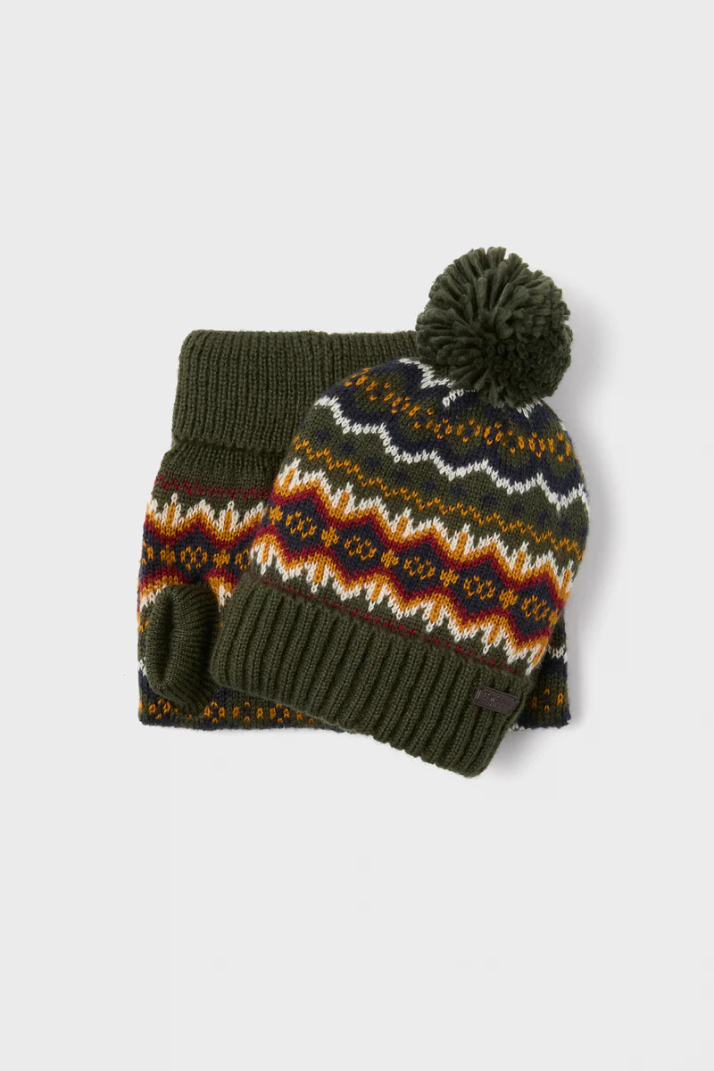 Olive Case Fair Isle Dog Set | Tuckernuck (US)