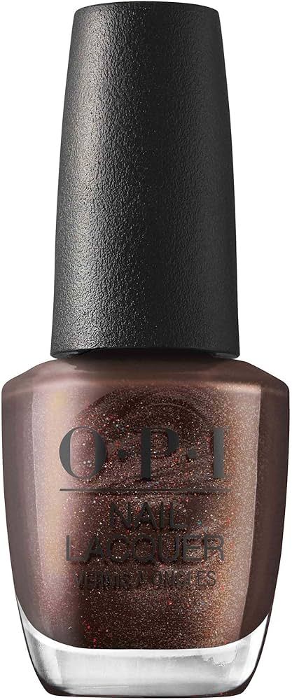 OPI Nail Lacquer, Opaque Pearl Finish Brown Nail Polish, Up to 7 Days of Wear, Chip Resistant & F... | Amazon (US)